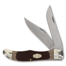 Old Timer Folding Hunter Brown Sawcut Composition SCT25OT