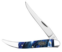 Case Ocean Blue Kirinite Medium Texas Toothpick Folding Knife