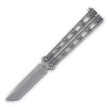 Bear &amp; Son Balisong Silver Vein Tanto BR114A BR114A