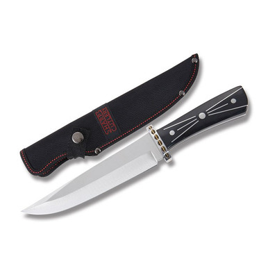 Frost Sharps Cutlery Fancy Black Curves on Blade Folding Knife - Smoky  Mountain Knife Works