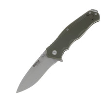 Bear &amp; Son Bear Edge Sideliner Folding Knife Olive G-10 BR61102