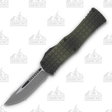 Microtech Hera Out-The-Front Automatic Knife (S/E Apocalyptic | Grenade Green Frag)