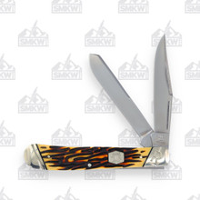 Rough Ryder Tuff Stag Trapper Folding Knife RR2360