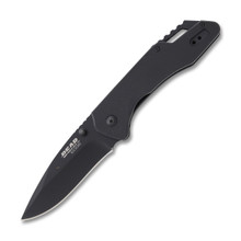 Bear &amp; Son Bear Edge Sideliner Folding Knife Drop Black G-10