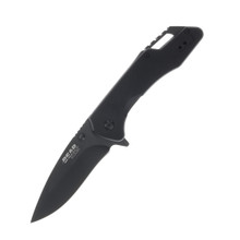 Bear & Son Sideliner Folding Knife 3.37 Inch Plain Black Drop Point BR61502 Bear & Son Sideliner Folding Knife 3.37 Inch Plain Black Drop Point BR61502