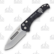 Medford MAGA Praetorian Out-the-Side Automatic Knife (Tumbled S45VN  Black Handles)