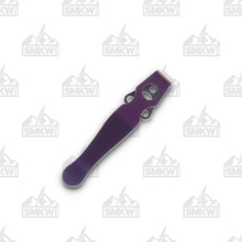 Lynch Northwest Spyderco Shaman Clip Purple Anodized