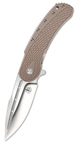 Begg Knives Bodega Framelock Folding Knife Tan