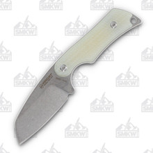 Mercury Kali Fixed Blade (Stonewash Sheepsfoot  Natural G-10)