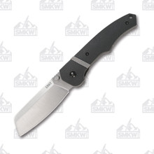 CRKT Ripsnort II Folding Knife 3.48in Satin Cleaver Plain Blade
