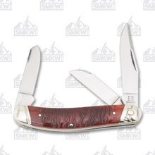 Rough Ryder Black and Red Micarta Sowbelly Trapper Folding