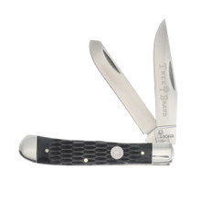 Boker Traditional 2.0 Series Trapper Folding Knife Jigged Black Bone BK110824 Boker Traditional 2.0 Series Trapper Folding Knife Jigged Black Bone BK110824