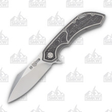 Olamic Wayfarer 247 Folding Knife 115C Cutlass (Stonewash  Satin Frame Story)