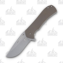 Doc Shiffer Field Grade Recon Framelock Folding Knife (Magnacut  Bronze Titanium)