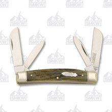 Marble's Green Stag Bone Congress Folding Knife