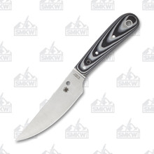 Spyderco Bow River Gray and Black 4.36 Inch Plain Satin Trailing Point SPFB46GP
