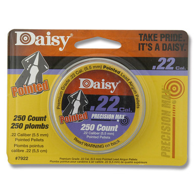 Daisy .177 Cal. Flat Nose Lead Free Pellets, 250 Tin 