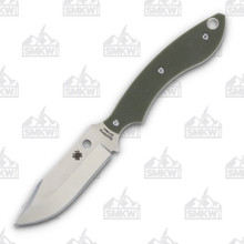 Spyderco Stok Bowie Knife OD 2.95 Inch Plain Edge Satin Blade