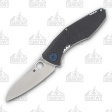 Spyderco Drunken Folding Knife (Titanium  Carbon Fiber)