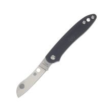 Spyderco Roadie SlipJoint Folding Knife Gray 2.09in Satin Sheepsfoot Blade SPC189GY