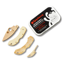 Spyderco Wooden Dragonfly Kit Folding Knife 2.29in Plain Edge SPWDKIT1