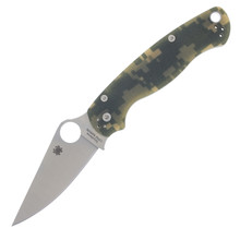 Spyderco Para Military 2 Folding Knife Digi Camo G-10