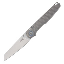MKM Knives Miura Folding Knife 3D Gray Ti 2.72in Satin Reverse Tanto MK MI-T