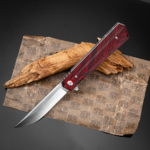 Rough Ryder Reserve Red and Black G-10 Linerlock Folding Knife RRR033