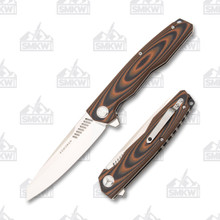 Komoran 035 Black and Orange G-10 Folding Knife
