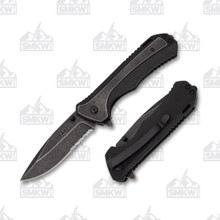 Schrade G10 Stonewash Folding Knife 3.2in Drop Point Blade