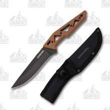 Schrade Fixed Blade 4.5in Plain Clip Point Blade Tan GFN Knife