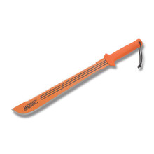 Marbles Machete 18in 1075HC Fixed Blade Bright Orange