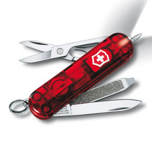 Victorinox Signature Lite Swiss Army Knife Translucent Ruby V53187