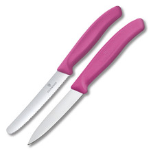 Victorinox Utility and Paring Knife Combo Pink V76065