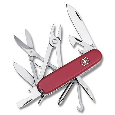 Victorinox Deluxe Tinker Swiss Army Knife Red V5079R - Smoky