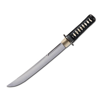 Cold Steel Warrior Series O Tanto Black Braid Cord 13.25in Plain
