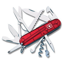 Victorinox Huntsman Lite Swiss Army Knife Translucent Ruby