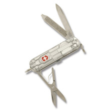 Victorinox Signature Lite Swiss Army Knife Translucent Silver