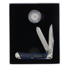 Rough Ryder Patriot Series Trapper Folding Knife Gift Set with Collector's Coin