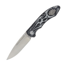 Tec X Harley-Davidson Silver Flames Folding Knife