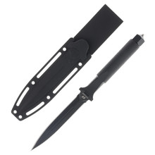 Schrade Delta Extreme Survival Slim 4in Black Dagger Fixed Blade Knife 1182511 Schrade Delta Extreme Survival Slim 4in Black Dagger Fixed Blade Knife 1182511