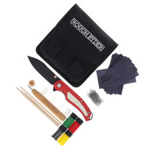 Rough Ryder Tattoo Series Design Your Own Folding Knife Kit (Red Aluminum) RR2550