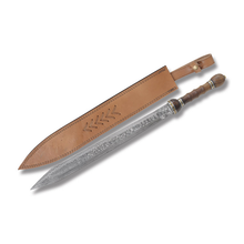 SZCO Supplies 30in Roman Legion Gladius Sword Damascus Blade DM5003