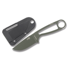 ESEE Izula OD Green 2.63 In 1095 Carbon Steel Drop Point IZULAOD