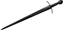 Cold Steel MAA Arming Sword Black 28in Double Edge Plain Blade