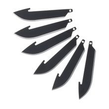 Outdoor Edge 2.2" Drop Point Blade Pack (Black, 6 Blades) OERR22K-6C Outdoor Edge 2.2" Drop Point Blade Pack (Black, 6 Blades) OERR22K-6C