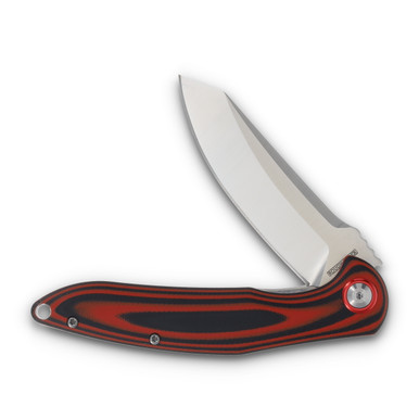 Rough Rider Red and Black G-10 Folder RR2600 - Smoky