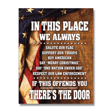In This Place Tin Sign