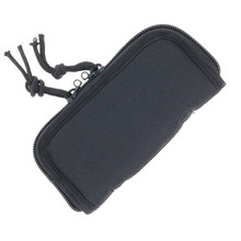 7&quot; Black Cordura Zipper Pouch