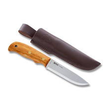 Helle Knives Didi Galgalu with African Kiaat and Vulcanfibre Handle